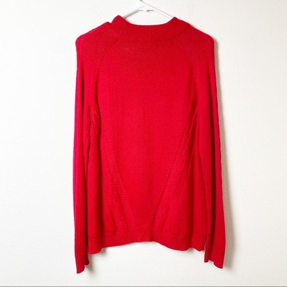 Nanette Lepore Red Crew Neck Sweater - Picture 3 of 4